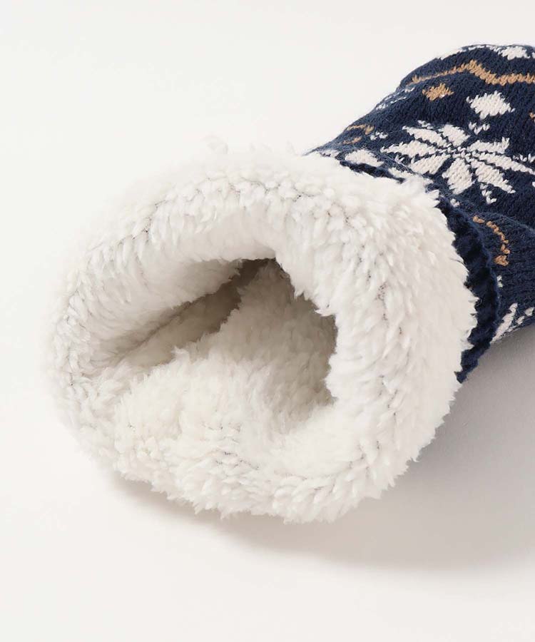 ノルディック柄レッグウォーマー