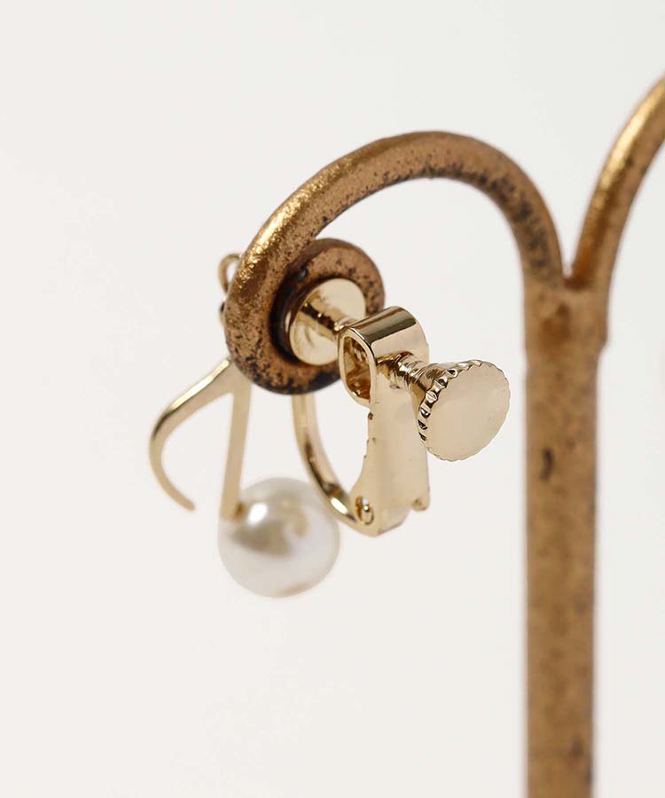 音符パールイヤリング