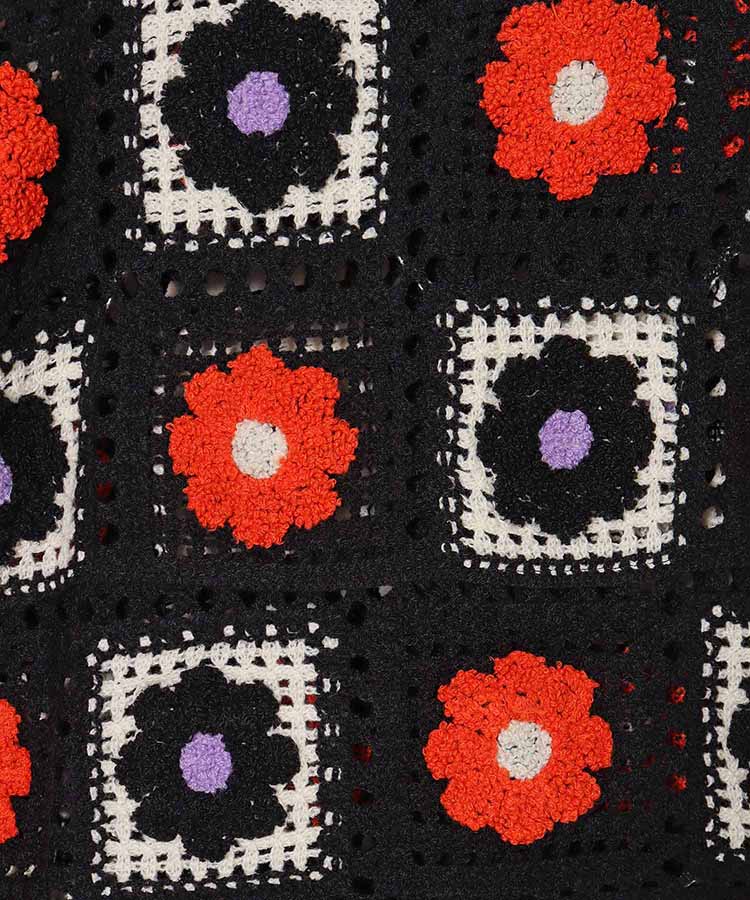 かぎ針カーディガン