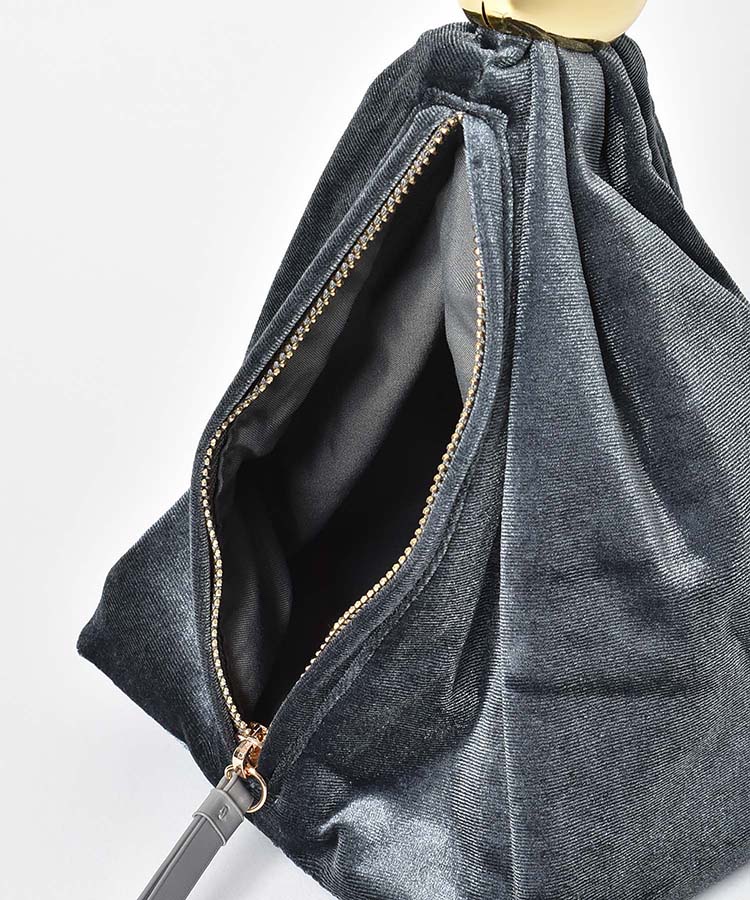 ベロアワンハンドルバッグ