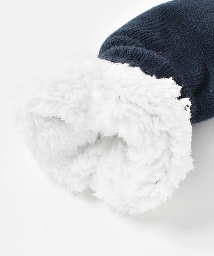 キツネワンポイント裏ボアソックス