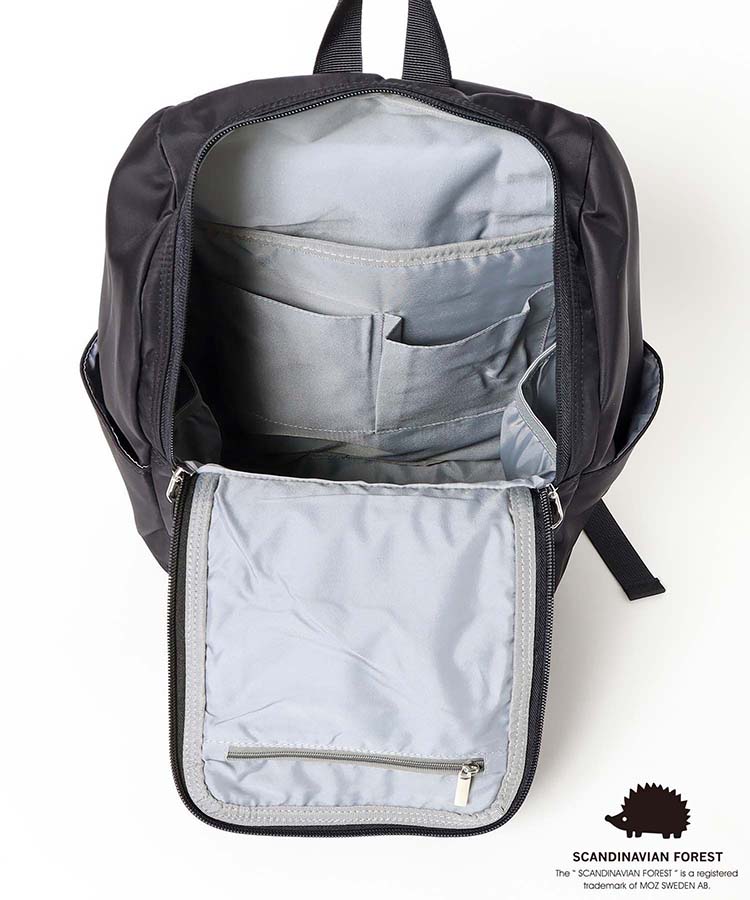＜はっ水加工＞スカンジナビアン多収納リュック