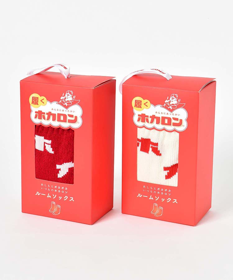 ホカロン裏ボアロゴソックス