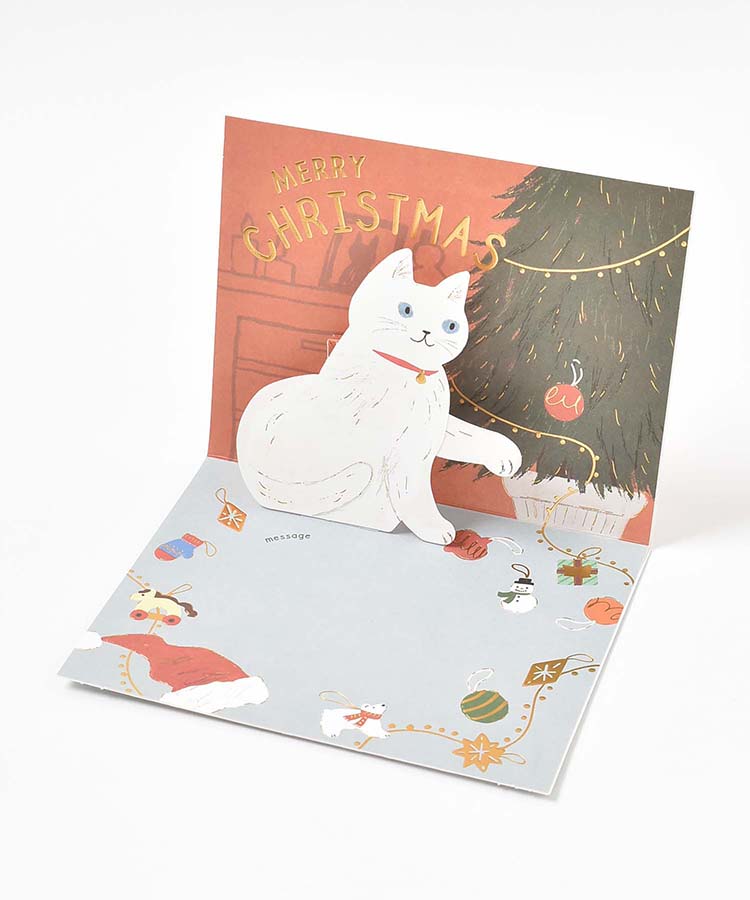 いたずらねこクリスマスカード