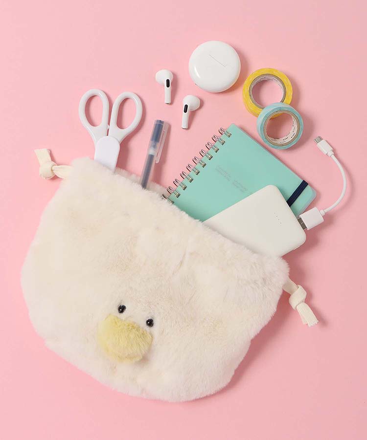 スフレベア巾着ポーチ