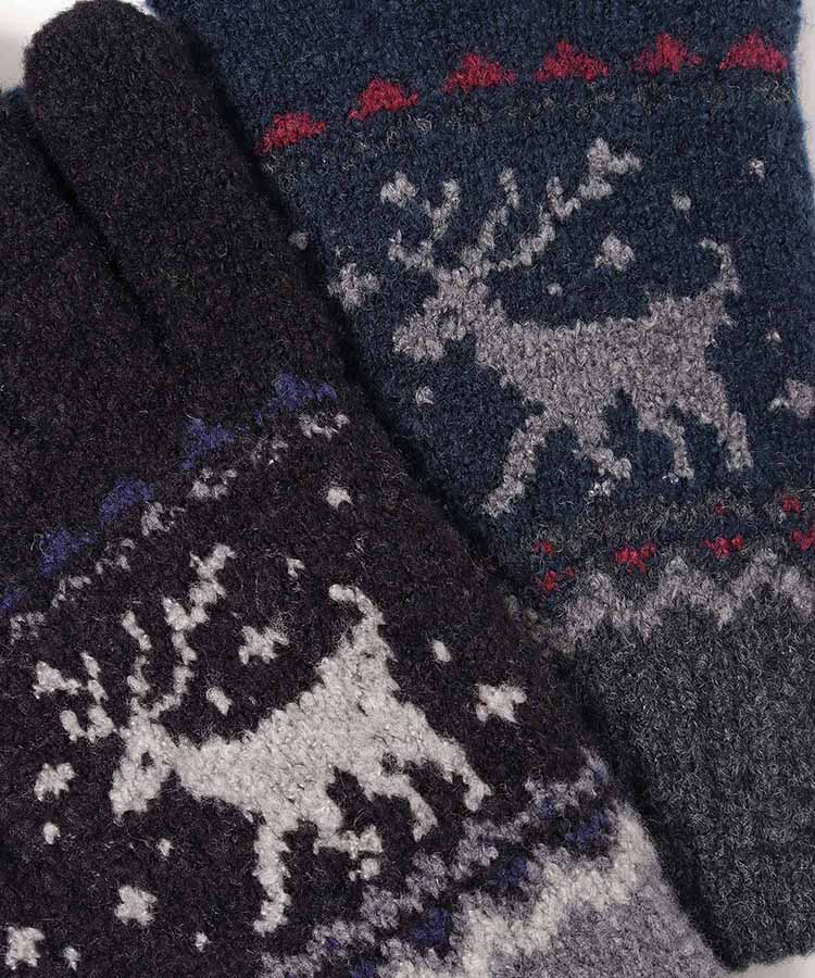 裏起毛トナカイニットグローブL