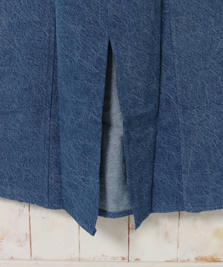 ≪SALE≫【WEB限定】デニムギャザーワンピース