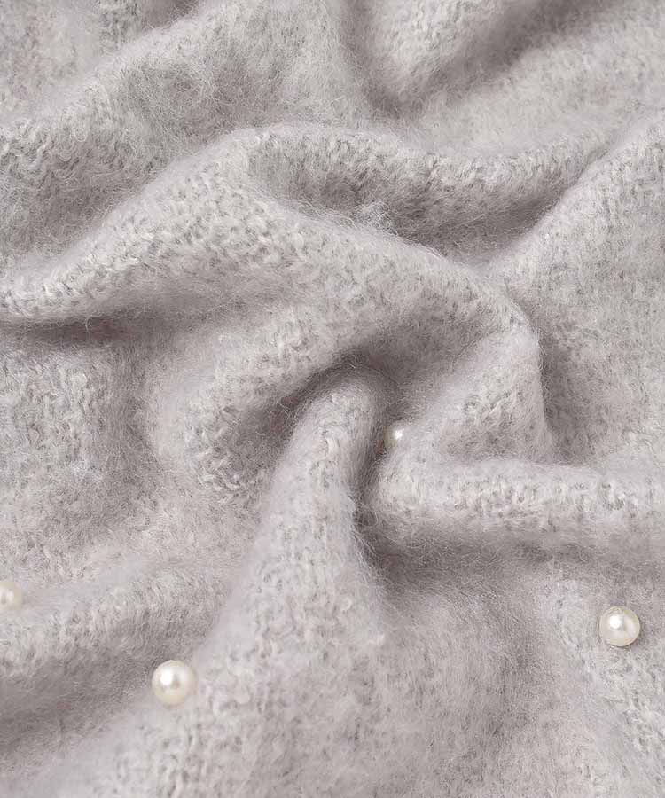 パール付きストール