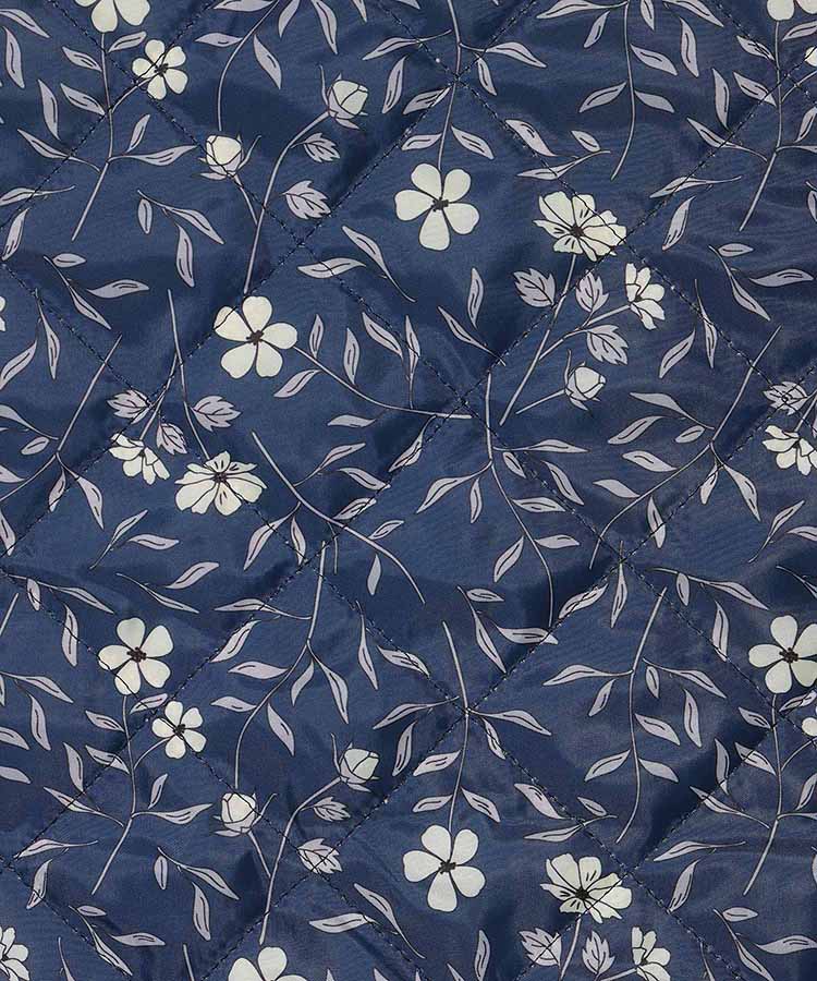 ボアキルトフラワーエプロン