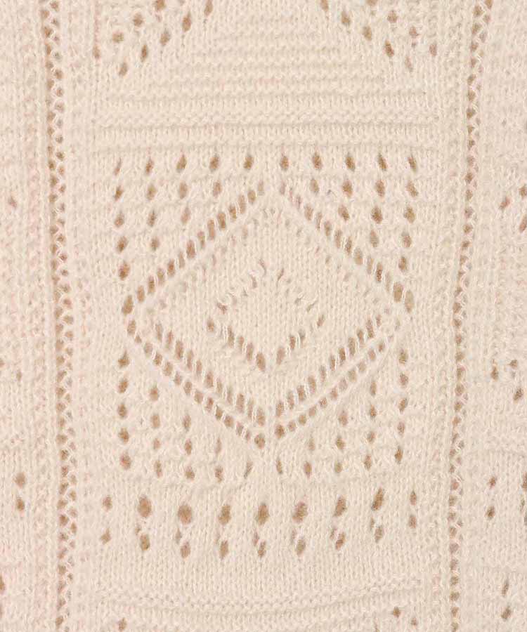 ニットベスト付ブラウス