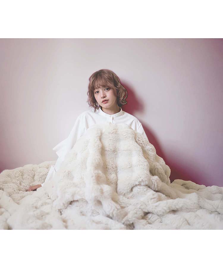 【WEB限定】VAGUEもこもこ雲の上ブランケットBIG