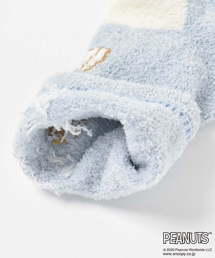 スヌーピーロゴルームソックス