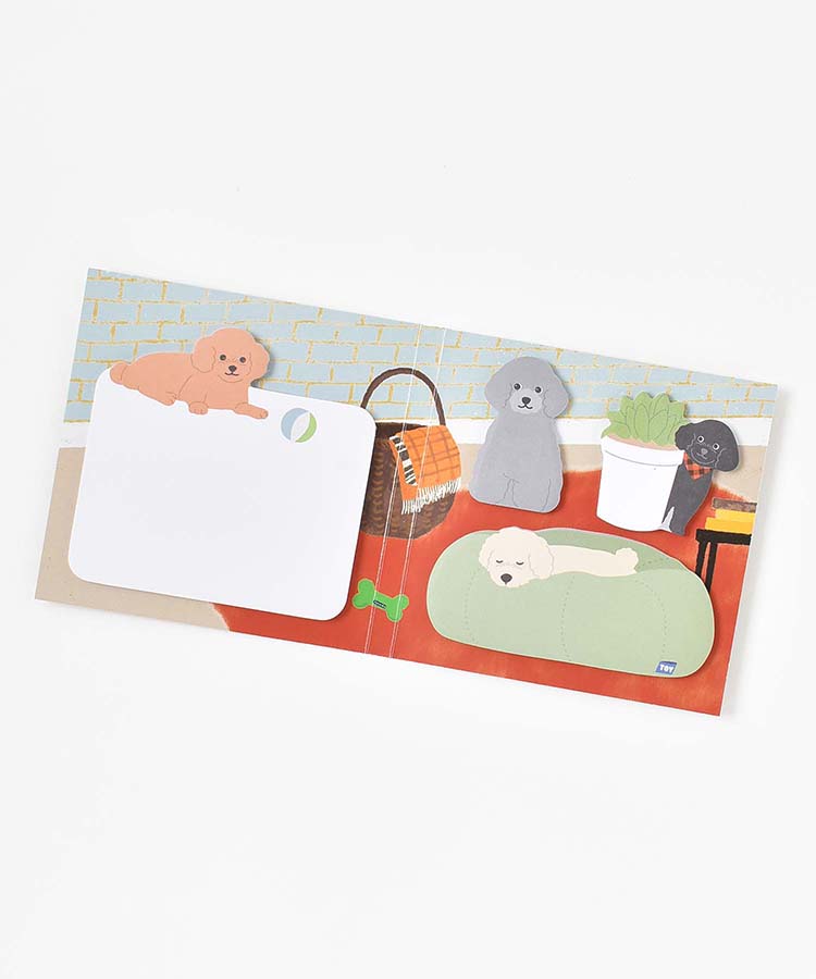 アニマルダイカットブック型ふせん