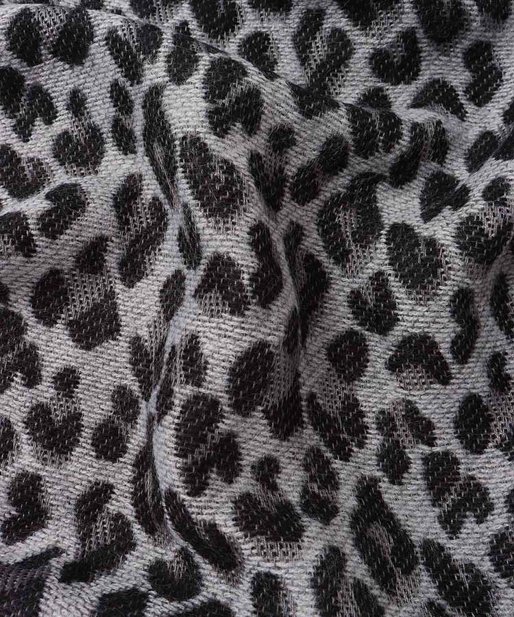 ヒョウ柄マフラー