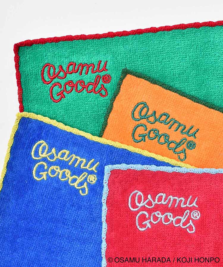 OSAMU GOODSポイント刺繍ミニタオル