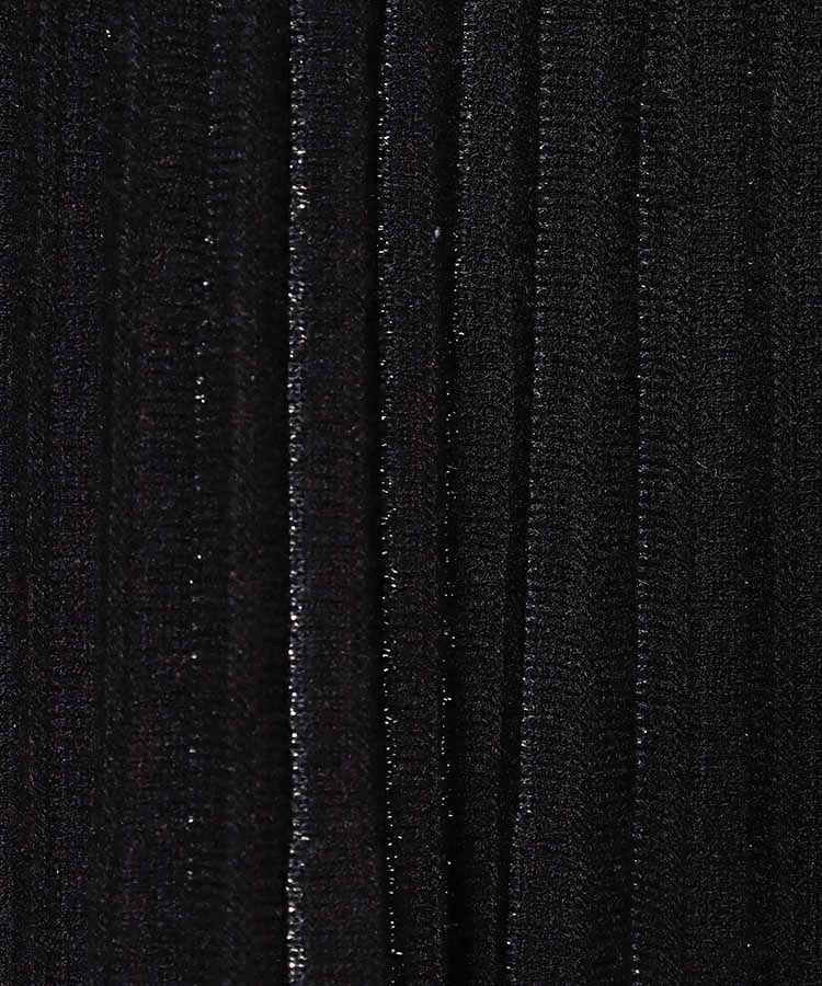 ストライプラメプリーツスカート