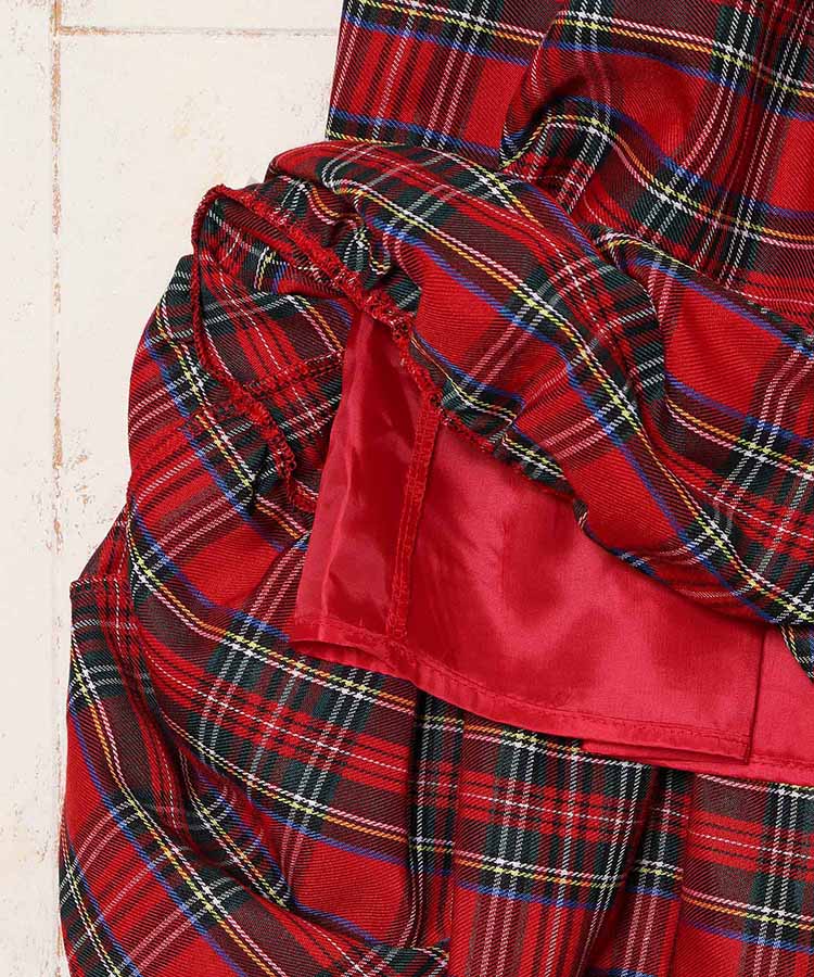 チェックティアードスカート