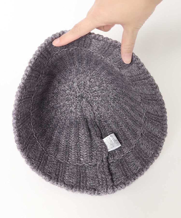 ニットバケットハット