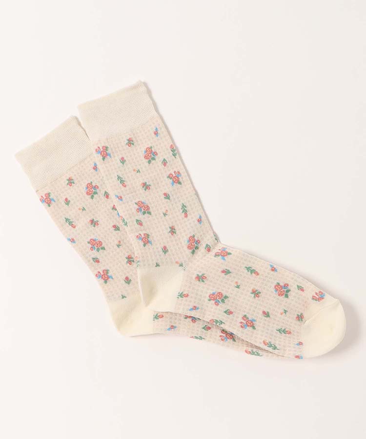 ラテミルククルーサーマルフラワーソックス