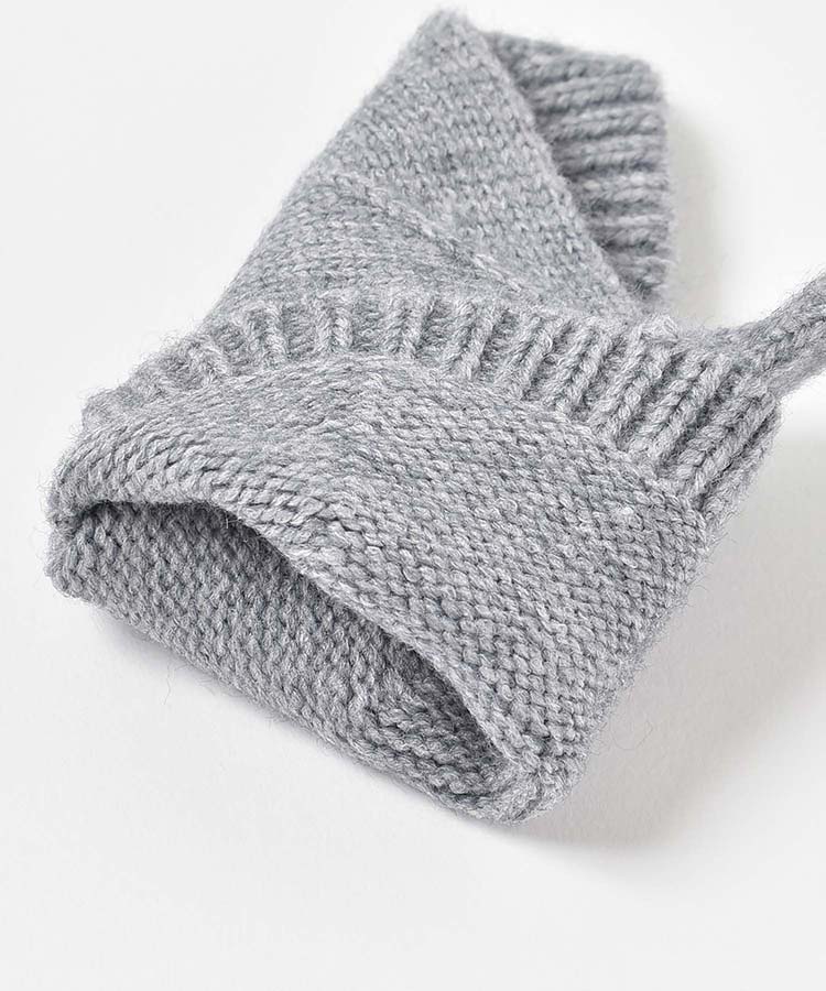 ニットフィンガーレスグローブ