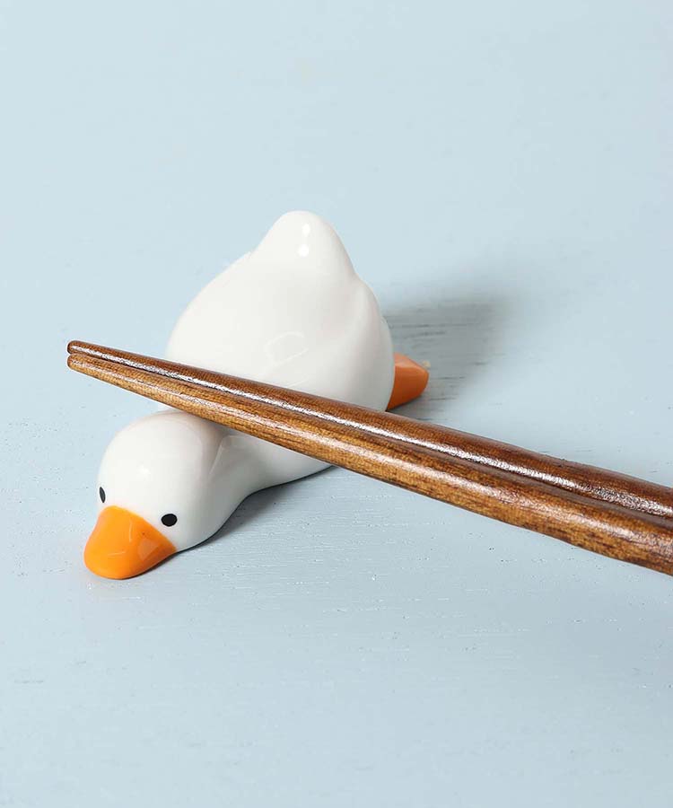 ぽちゃひるあひる箸置き