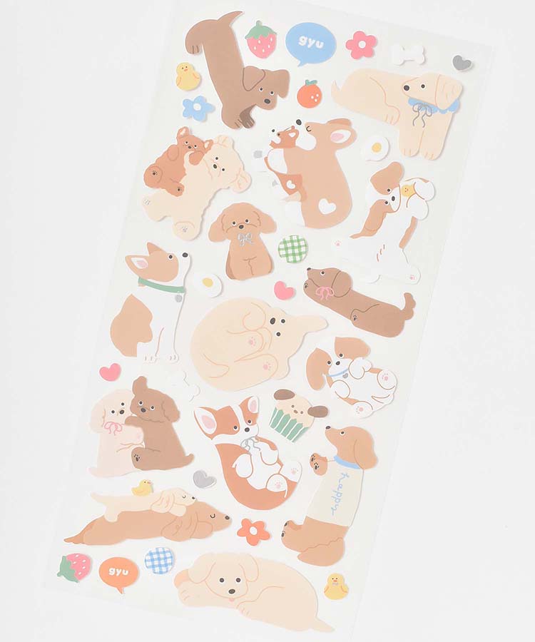 むぎゅステッカー