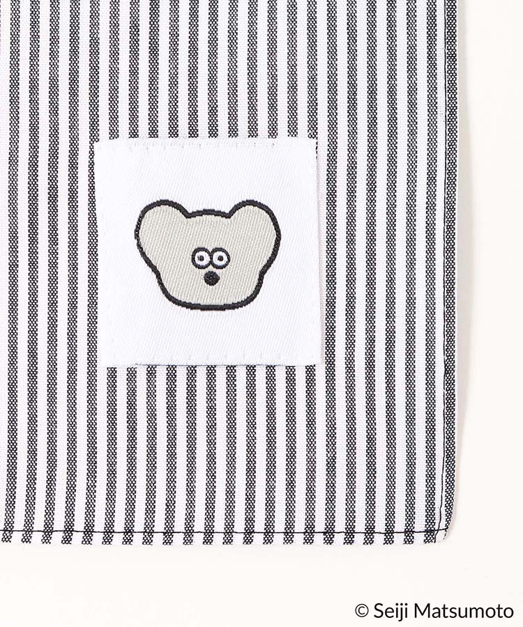 ねずみのANDYストライプ大判ハンカチ