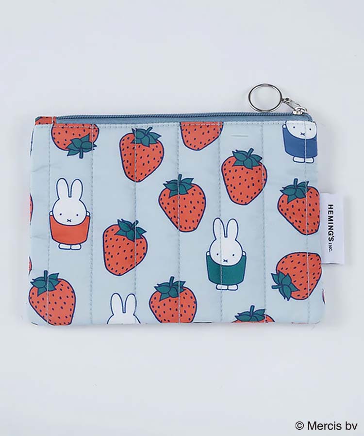 【WEB限定】Dick Brunaキルティングフラットポーチ