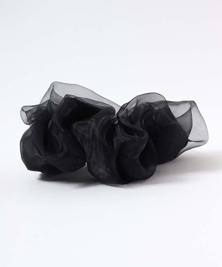 オーガンジー2重シュシュ