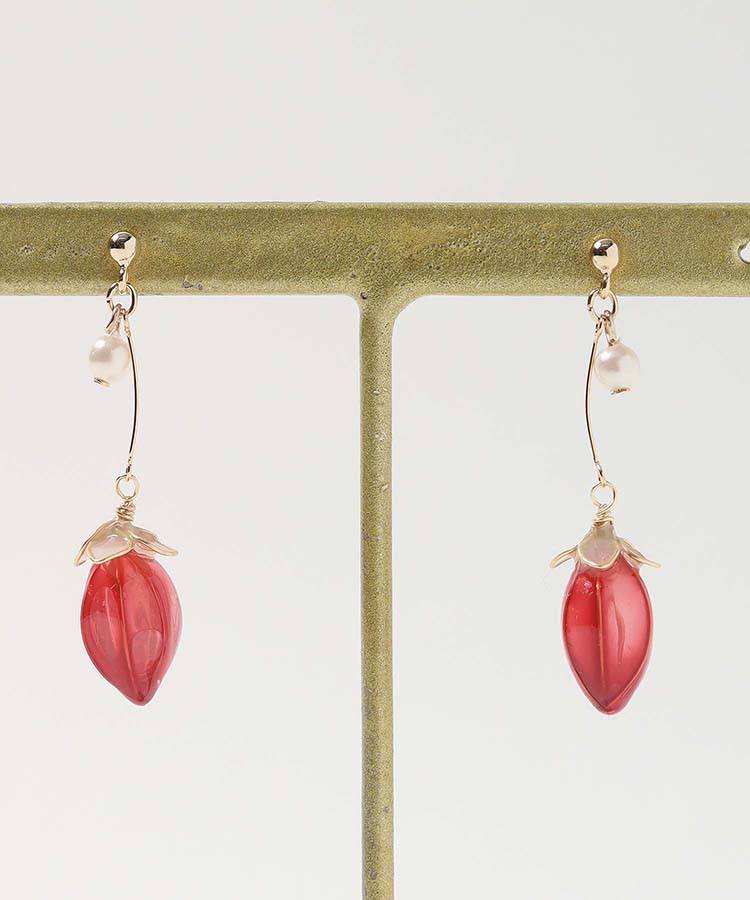 いちごディップピアス