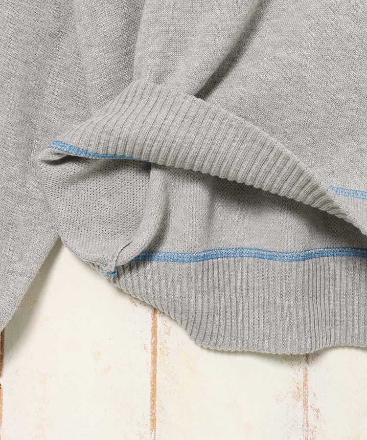 Bouncy.フロッキープリントニットプルオーバー