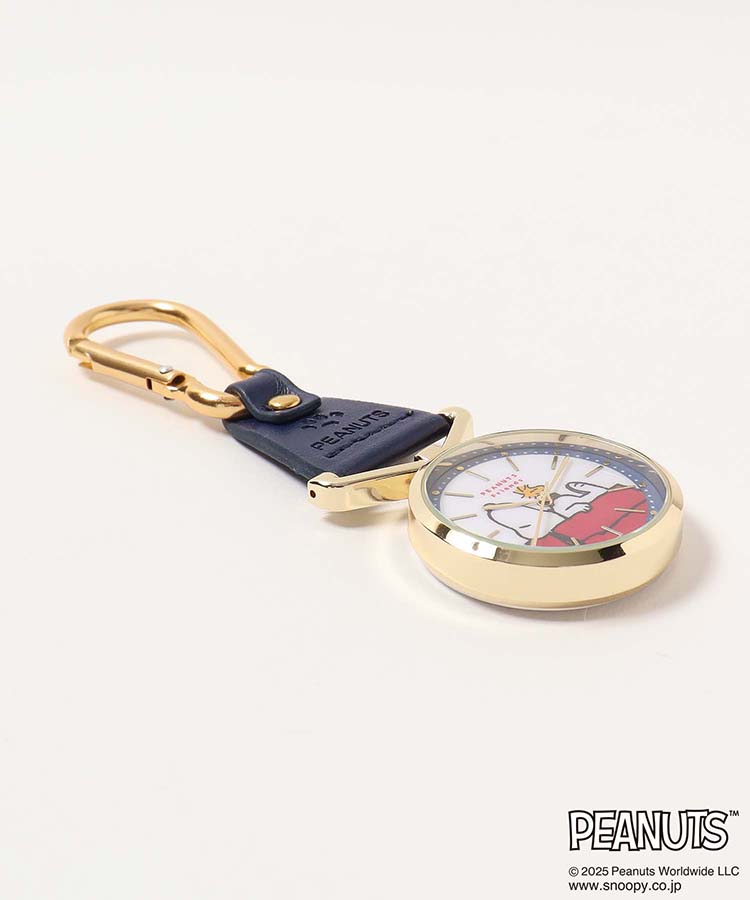 スヌーピーカラビナレザーウォッチJ