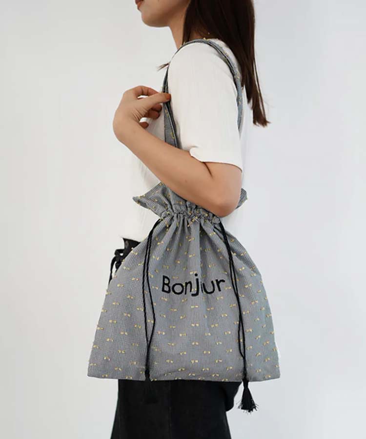 ナビー巾着トート