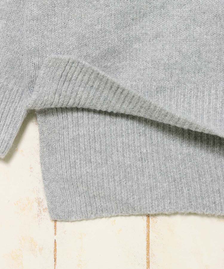 天竺配色ハンドステッチプルオーバー
