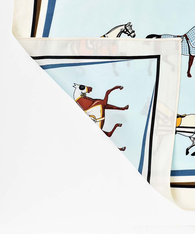 うま柄スカーフ