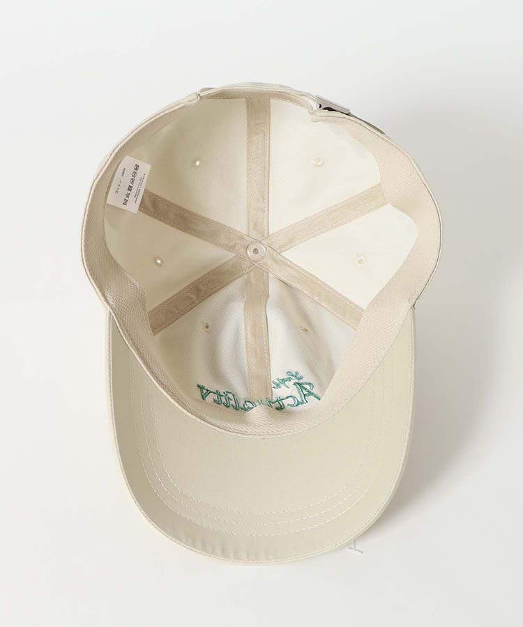 ロゴ刺繍キャップ