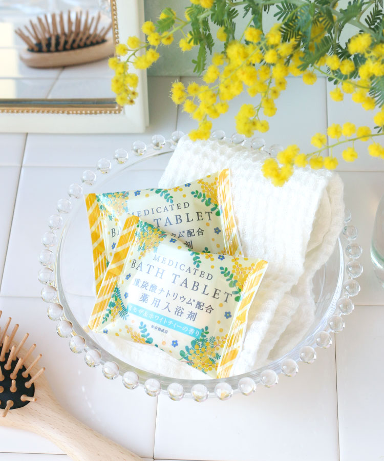 ウィズフローラミモザ重炭酸バスタブレット5P