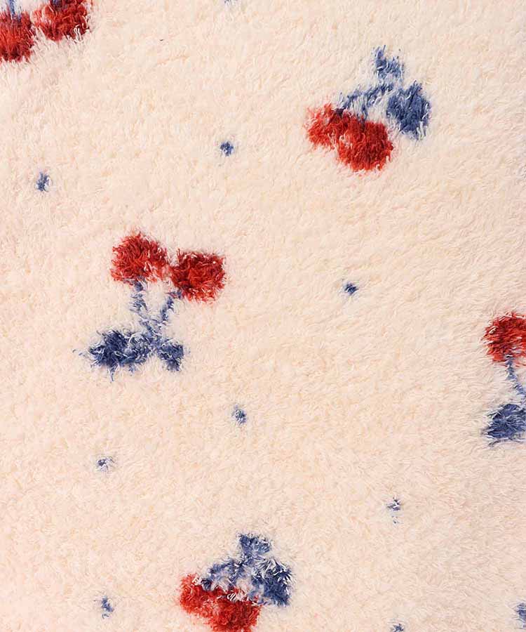 総柄ボアブランケット