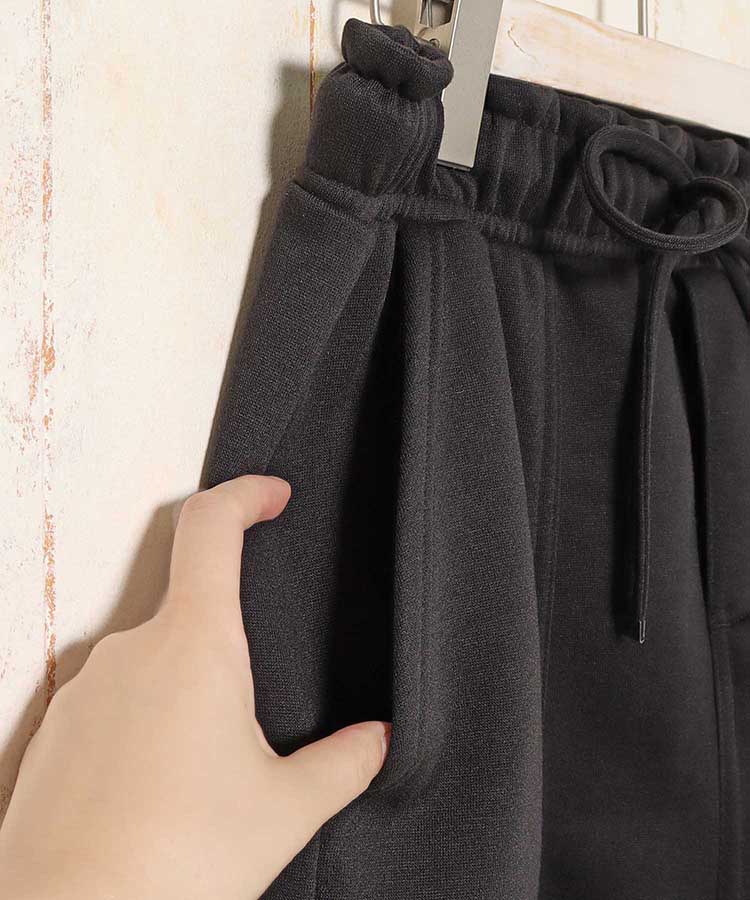 裏起毛ウエストフリルベイカースカート