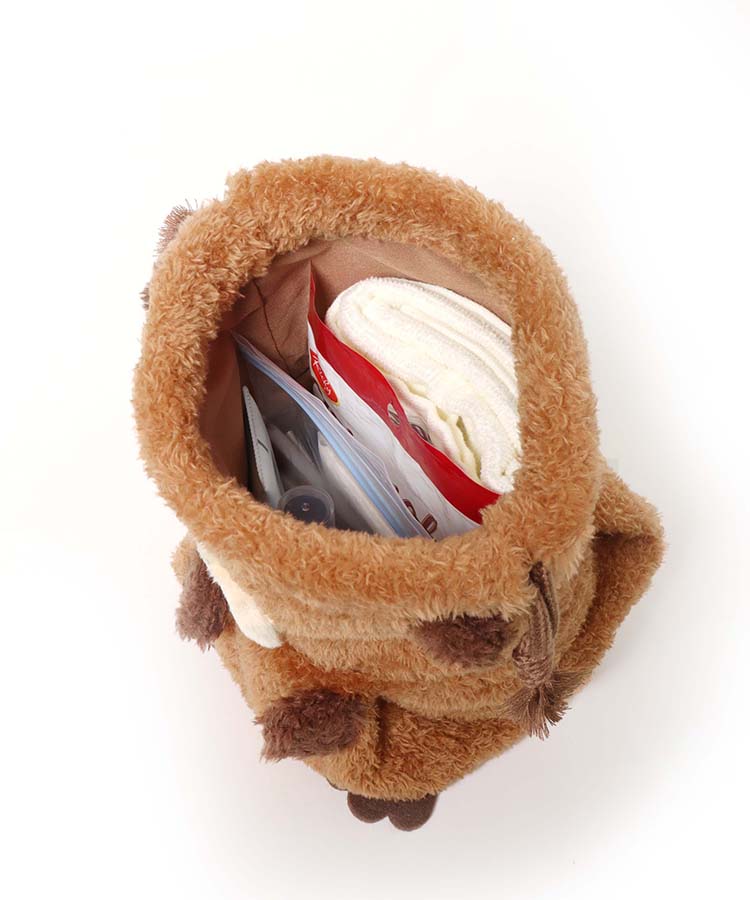 レアアニマルぬいぐるみ巾着