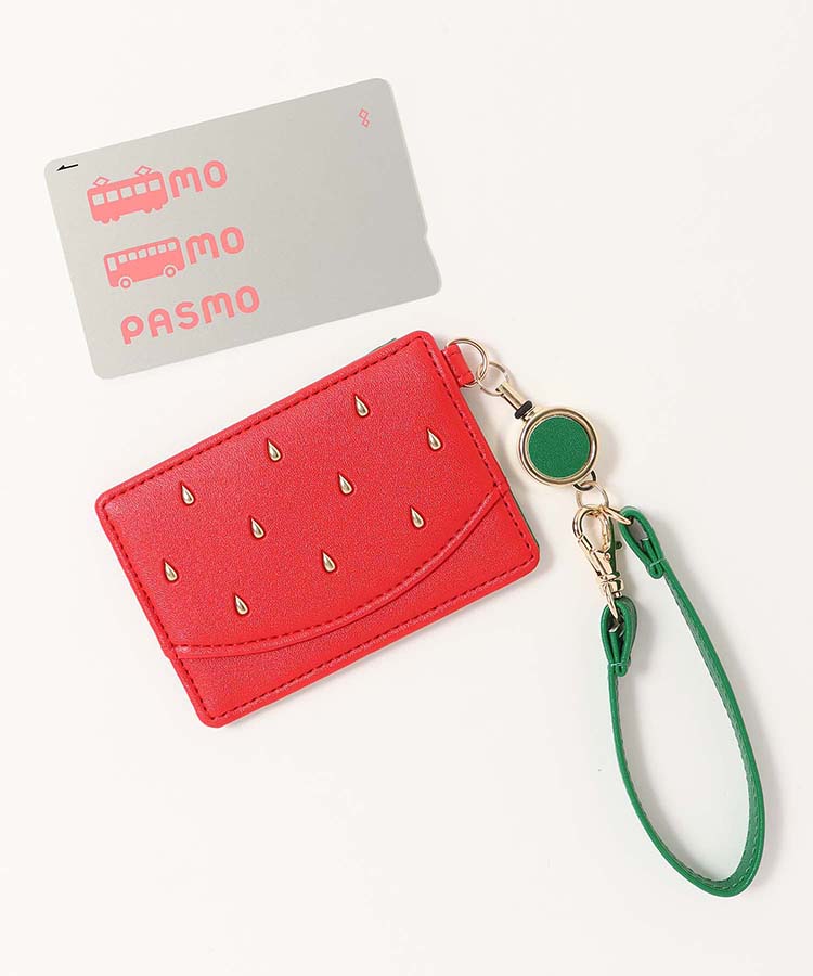 いちごパスケース