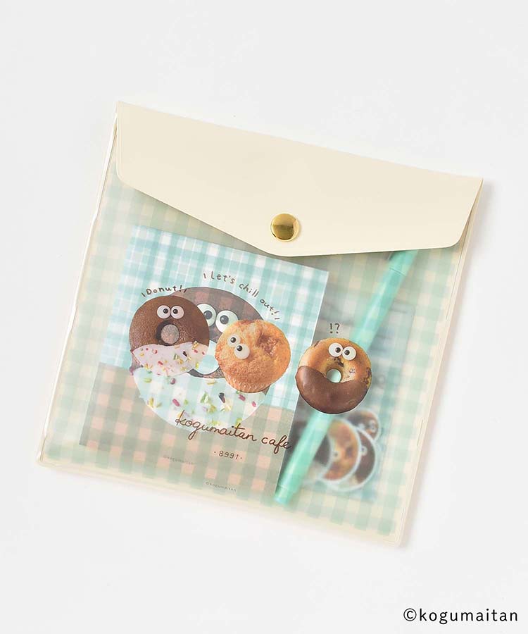 こぐまいたんホック付ポーチ