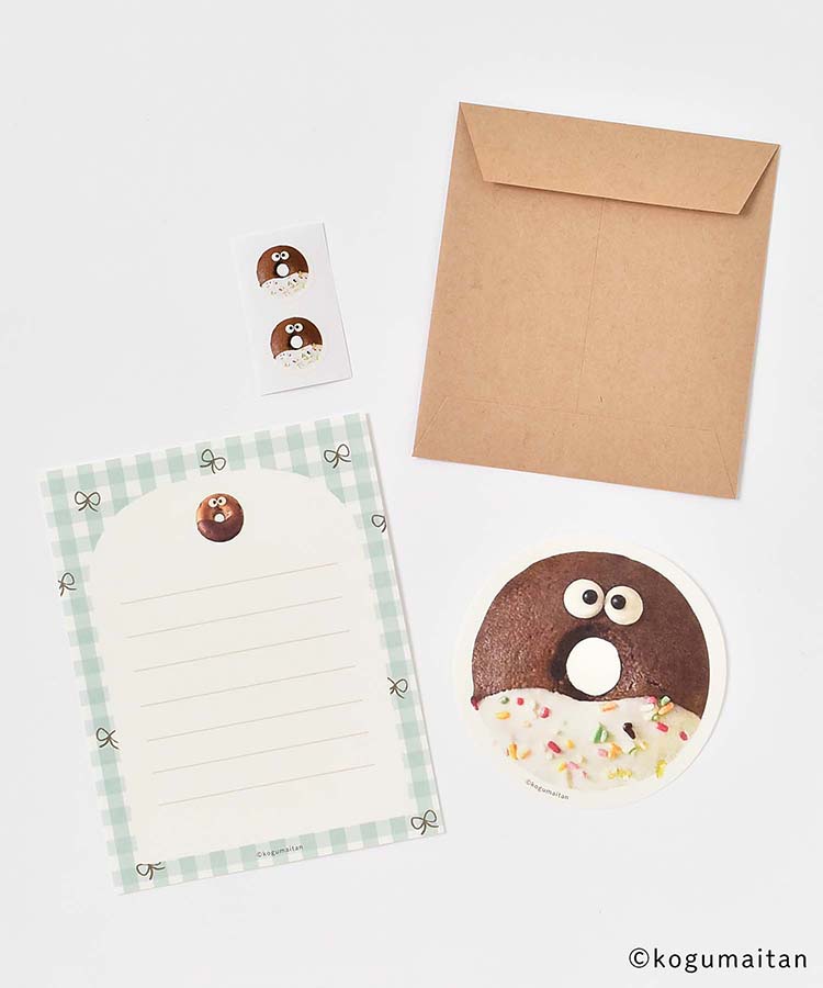 こぐまいたんダイカットミニレターセット