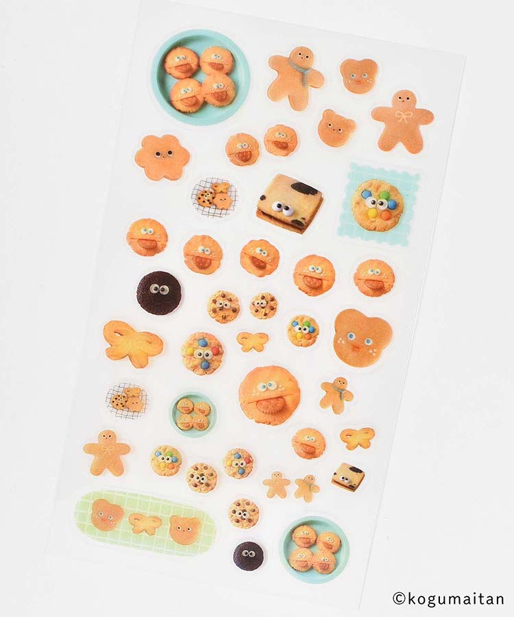 こぐまいたん透明シールシート