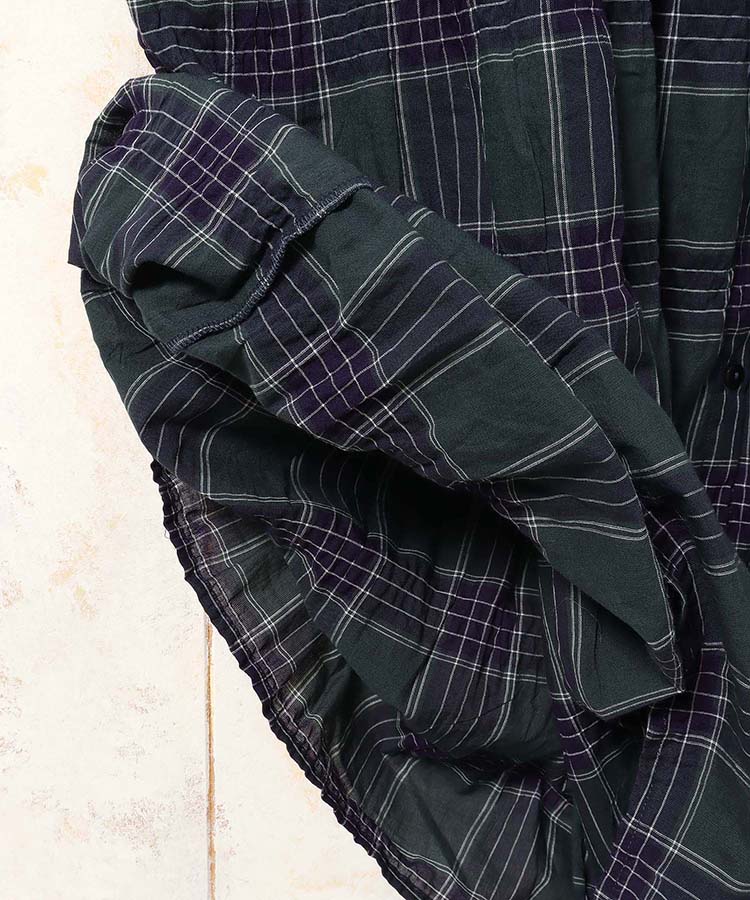 チェックワンピース