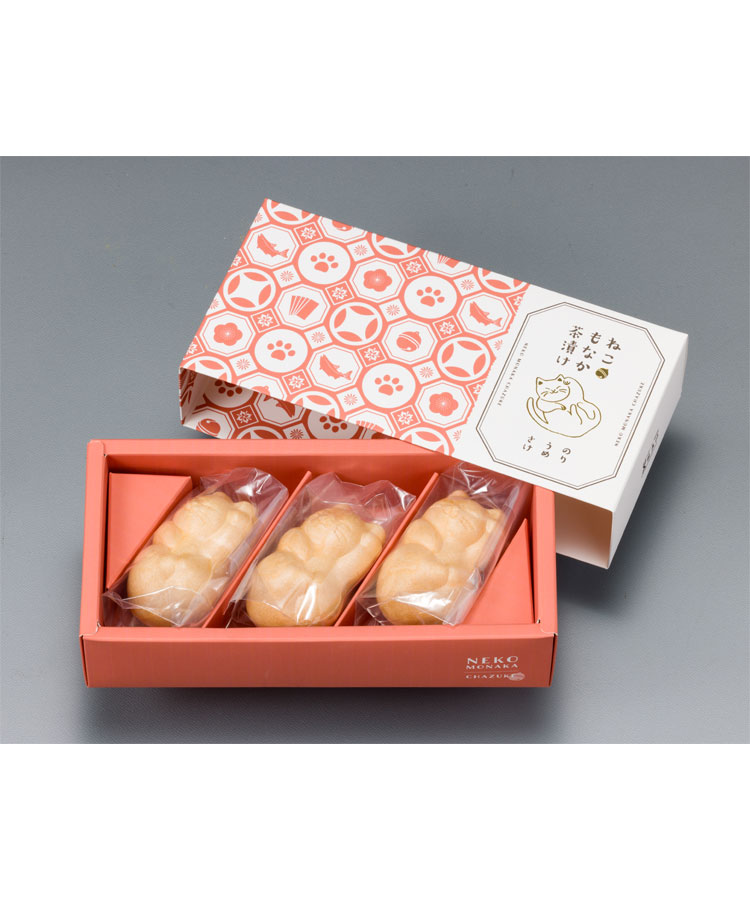 ねこもなか茶漬け3個入り