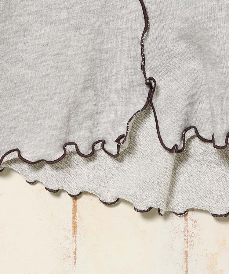 配色メロープルオーバー