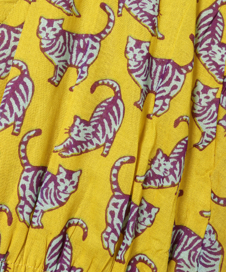 ≪SALE≫ねこ総柄ワンピース