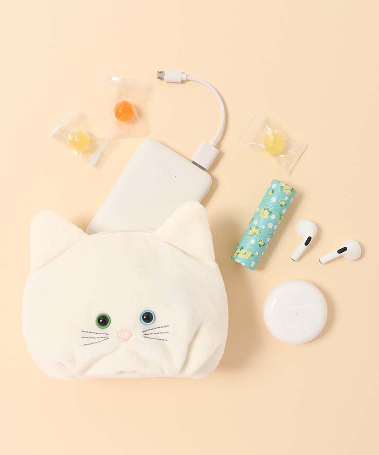 ふんわりキャットポーチ