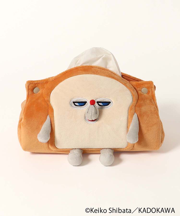 パンどろぼうぬいぐるみドアップティッシュカバー